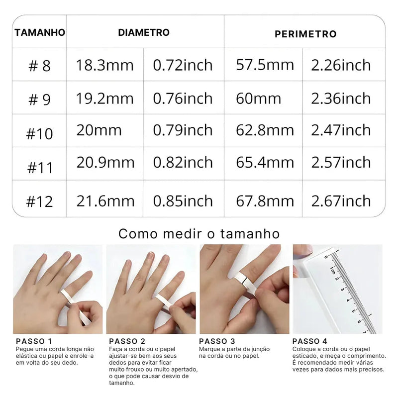 Anel Inteligente VITA Ring - A Prova D'Aguá -  Original Innova Fácil