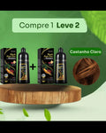 Shampoo Tonalizante Natural Black Hair Dye 3 em 1