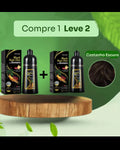 Shampoo Tonalizante Natural Black Hair Dye 3 em 1